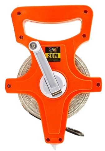 Dimensione della fascia Fiberglas - nastro ottico in fibra ottica lunga 20 m/30 m in fibra di vetro, fascia a rulli | Tale con un ruolo aperto, metro a nastro roll, metro a nastro aperto per atletica,