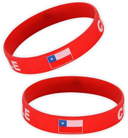 Petite Pine 2 PCS Congo Bracelet,Congolese Silicone Wristband,Decor for Sport Parade Party