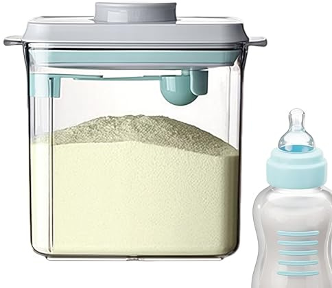 Contenitore Portatile Per Latte In Polvere Contenitore 1700ml A Tenuta | Porta Latte In Polvere Con Misurino Per Casa Cucina Dispensa Asilo