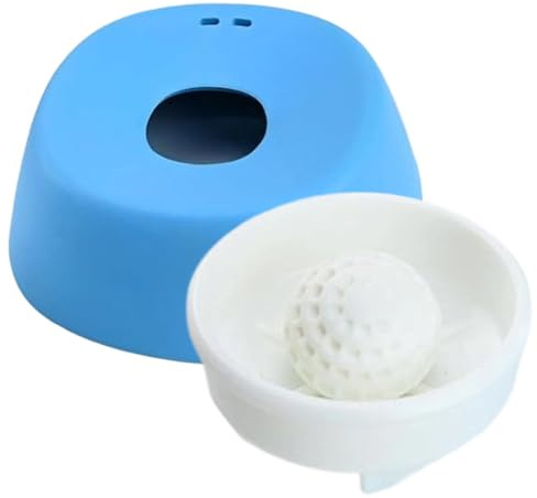 Cuenco de Lamer, Plato Interactivo Lento, Bowl con Bola Entretenimiento Enriquecimiento, para Razas Grandes, Medianas Y Pequeñas, Cachorros, Mayores, Yogur Y Estimulación