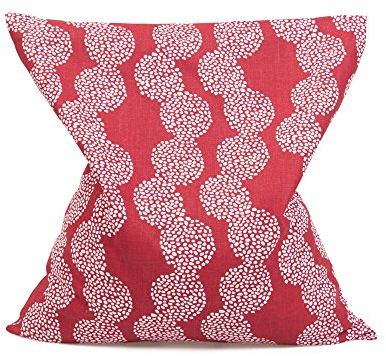 GRÜNSPECHT Kirschkern-Kissen 22x24cm, Wärmekissen für Nacken, Bauch & Rücken, Bezug aus 100% Baumwolle, für Mikrowelle & Backofen, rot (110-V6)