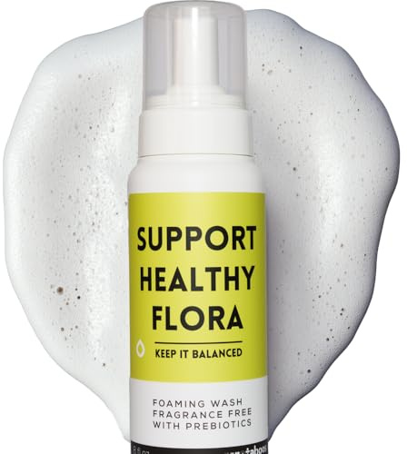zerotaboos pH Balance Feminine Wash for Women & Men – Fragrance-Free Unscented Foam Cleanser for Intimate wash, Prebiotic pH Cleanser, Sensitive Daily Hygiene Wash