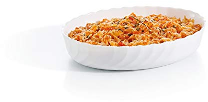 Luminarc Trianon Fuente Oval Opal 31x24cm Opal Apto Microondas Apto Horno Reciclable