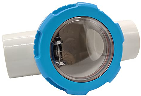 1PC Pool Rückschlagventil Transparent Durable Rückschlagventil Zubehör für Schwimmbäder 63MM prüfen