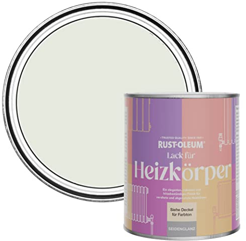 Rust-Oleum, hellgrün Heizkörperfarbe, hitzebeständig, geruchsarm in Seidenglanz Finish - Salbei-Nebel 750ML