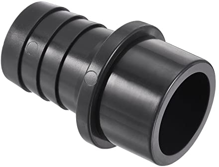 M METERXITY 1 Paquete Tubo PVC Accesorio - Tubo Agua Conector, 32mm Púa Tubo Recto Junta, Aplicar a Exterior/Jardín/Piscina (OD 40mm, Negro)