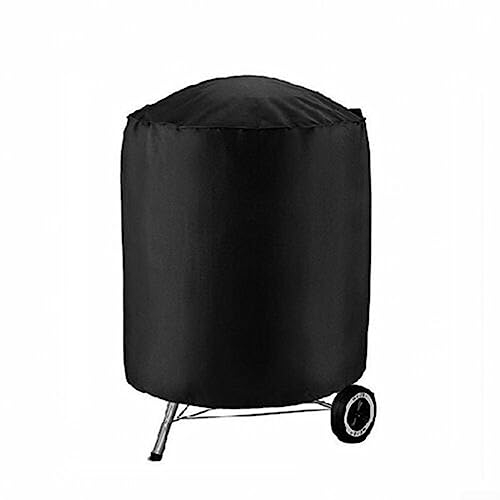 Grillabdeckung, Kugelgrill-Abdeckung, Outdoor-Anti-UV-Grill, rund, Raucherabdeckung, wasserdicht, für den Außenbereich, Garten, Terrasse, 74 x 50 cm