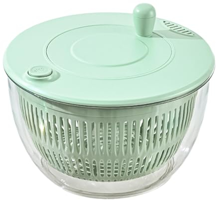 Raxove Salad Spinner Vegetable Dryer, Lettuce Spinner Dehydrator for Fruit, Vegetable Dryer Spinner, Pasta Fries Pump Spinner, Vegetable Dryer Grater Slicer, Multifunction Kitchen Gadget, Spinner