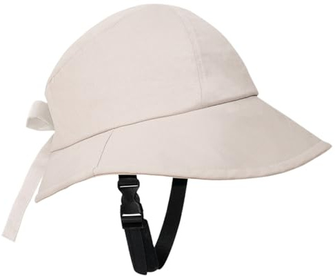 Casque De VéLo De Chapeau Ajusté Casques De VéLo en Forme De Chapeau RéGlable pour Les Femmes Casque De VéLo De Chapeau De à Bord Large SûR pour Le Cyclisme De L'éCole ExtéRieure