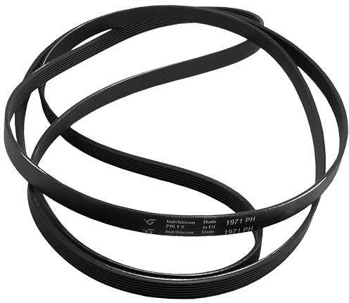 Courroie Seche Linge Universel Poly-V 1971 PH 7 avec Code Original 136603300/7 1366033007 pour AEG 00416582 416582 pour Bosch pour Siemens - MADE IN EU - Garantie de 5 Ans - ONIX TECH