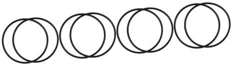 POPETPOP Sets Pool Filter Sealing Ring Rubber Sealing Circle for Pool Pump Cover Pcs