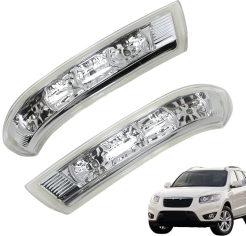 Utomhus spegel blinkers för Hyundai Santa Fe/XL/IX55 blinkers 87613-3J000 87613B8000 backspegeltillbehör, vänster 2007-2012