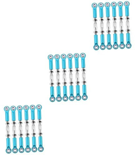 Alasum 18pcs Rc Car Parts Aluminum Turnbuckle Rod Linkage Cnc Machined Easy Install Rc Car Accessories for