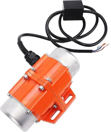 HEEPDD Motore vibrante per calcestruzzo da 3000 giri/min con custodia in lega di alluminio, mini motore vibrante IP65, silenzioso, per setacci da tavolo shaker (50 W)