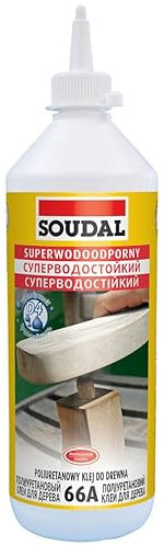 Adesivo per legno poliuretanico super resistente all'acqua 66A Soudal