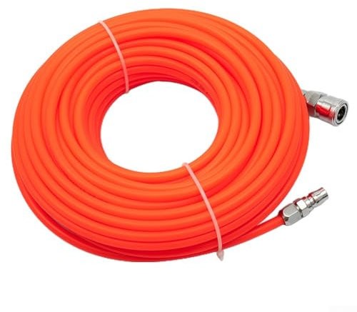 Zeroupshop Tubo recto flexible de alta presión, manguera neumática de compresor de aire, para equipo de taller (RED15M)