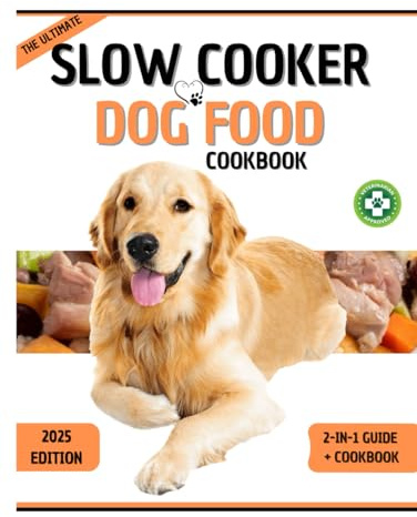 Slow Cooker Dog Food Cookbook: 30+ Vet-Approved, AAFCO-Compliant Recipes for Healthy, Homemade Meals That Save Time, Cut Costs & Boost Your Dog’s Health