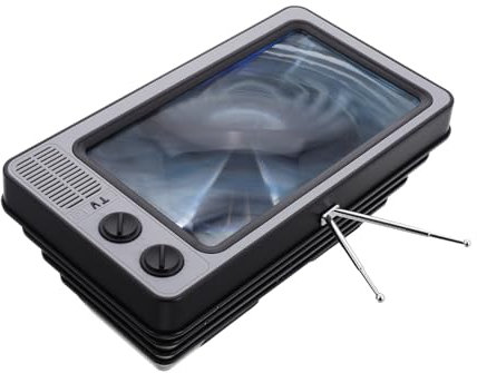 POPETPOP Retro Phone Screen Magnifier Enlarger for Smartphone Movies Videos Portable Display Amplifier Bracket Holder