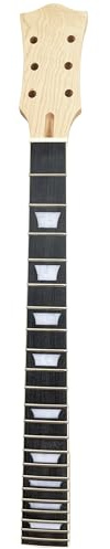Electric Guitar Neck DIY For Gibson LP Guitars Parts Replacement 22 Fret Maple Neck Rosewood Fretboard with Trapezoid Inlays Natural Nut 42mm
