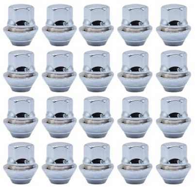 écrou jante Compatible avec Ford pour StreetKa 2003 2004 2005 M12 x 1.5 écrous de roue boulon goujon de roue écrou hélicoïdal de pneu avec rondelle captive flottante