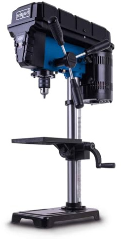 Scheppach Perceuse à colonne d'établi TBM250-550W - table 194 x 165 mm - 510-2430 tr/min - inclinable - mandrin 1,5-13 mm - profondeur de perçage 50 mm