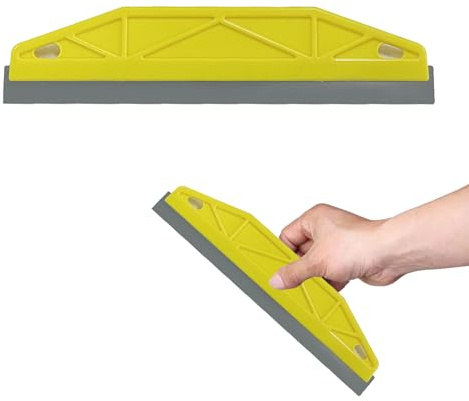 Skirting Board Painting Tool, 12 Cutting in Tools for Painting in Walls & Skirting Boards Multi-Angle & Non-Slip Grip for Wallpaper Cutting, Pro Decorating Tool (Yellow)
