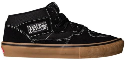 Vans Half Cab PRO Scarpe Sportive da Skateboard Originali Unisex Adulto Limited Edition Caballero 2026 (Nero Gum, Sistema Taglie Calzature EU, Adulto, Numero, Media, 44)