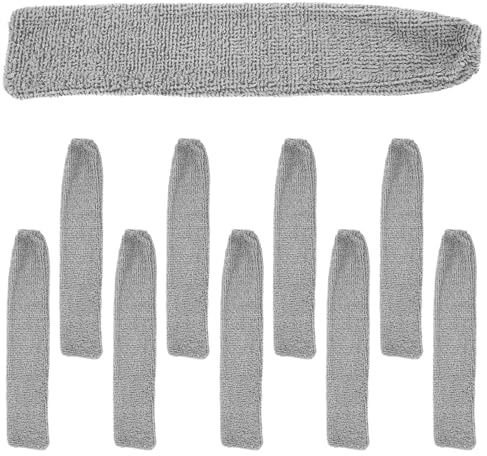 HEMOTON 10 Stück Pack Flexible Mikrofaser Reinigungstücher zum Nachfüllen Wiederverwendbare Staubtücher für Möbelspalten unter Betten Sofas und Kühlschränken