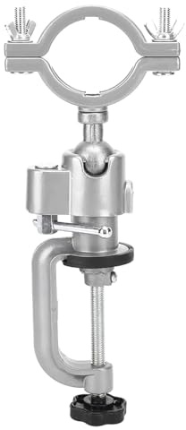 Qury Supporto universale per trapano elettrico in lega di alluminio Supporto per morsetto Accessori per utensili elettrici Morsetti da banco