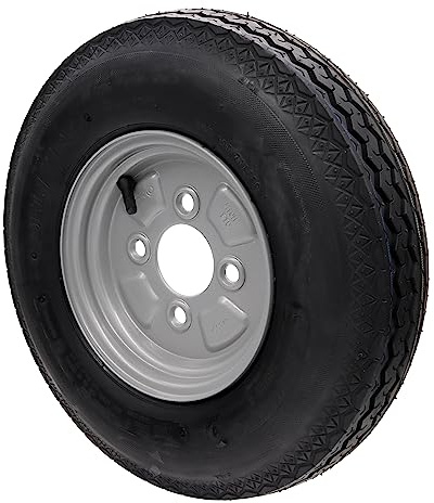 Ruota per rimorchio Deli, pneumatico di ricambio 4.00-8 4.80-8 4PR 62M per Stema DDR, ruota completa con grande foro centrale, set o singolo, 8 pollici