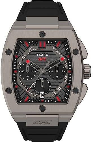 Timex Herren Chronograph Armbanuhr mit Silikonband UFC Beast