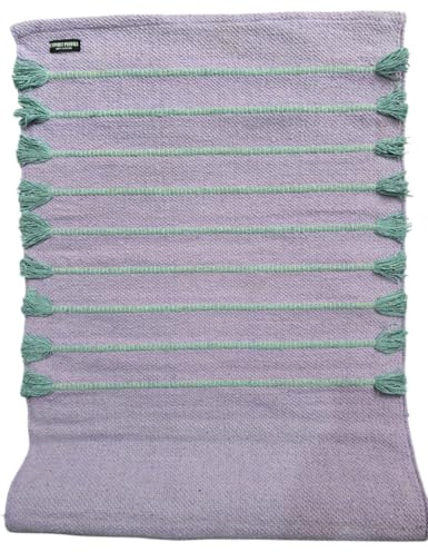 EXPORT PROFILE: - Tapete de yoga hecho a mano 100 % algodón orgánico indio, para yoga caliente, tapete de yoga natural, tapete de yoga plegable a mano, tapete de meditación para ejercicio,