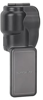 Pocket 3 Action-Kamera-Hüllen für DJI Osmo Pocket 3 Kamera Gimbal Screen lntegrated Protector Cover Zubehör (schwarze Kunststoff-Schutzhülle)