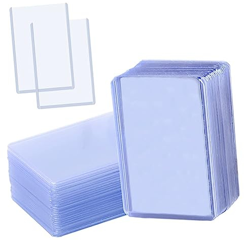 Gogogmee Kratzfeste Kartenhüllen PVC-Kartenhüllen für Sammelkarten Einfach zu verwendender schützender Spielkartenhalter