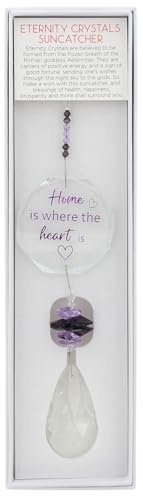 Shudehill Giftware Eternity Sentiment Suncatcher Ornaments - Bee, Angels, Robins, Love, Friends, Family and Home Themed Designs - Boxed Gift Ideas (Home)