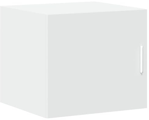 vidaXL Armario de Pared Madera de ingeniería Blanco 45x42,5x40 cm, Armario de Almacenamiento, Armario de Pared Colgante, Armario de Almacenamiento Flotante
