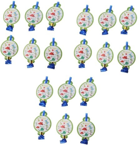 VICASKY 18 Stk Partyzubehör weihnachten weihnachtskrippe partydeko einschulung weihnachtsm hochzei nupsis blasender Drache Weihnachtsstrumpf Stuffer Kinderparty pfeift Ausblaspfeife Blue