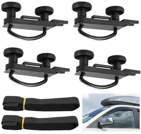 VBGURR Dachbox Halterung Dachträger Universal Auto Dachbox Befestigung Installations Dachbox Befestigung U Bügel Fitting Kit Auto Zubehör