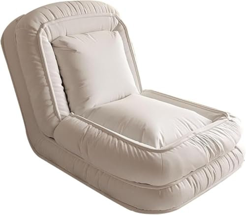 Sitzsack-Stuhl, Chaiselongue, Sofa, Bett, multifunktional, faltbar, weiches Leder, mit Füllung, für Schlafzimmer, Wohnzimmer, Wohnung