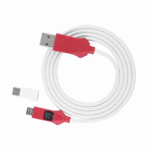 Cavo Deep Flash Modalità Avanzata 9008 per Ingegneria BL Locks, per Scorrimento/sblocco, Pennello da 1 M, Bianco + Rosso, Tutti i Telefoni, Materiale ABS