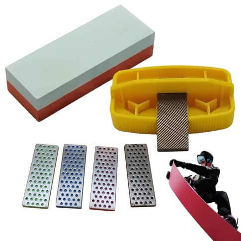 Strumento Affilatrice Per Bordi Da Sci: Kit Di Regolazione Regolabile, Set Di Dispositivi Per Affilare Tabelle Da Snowboard, Affilatrici Per La Manutenzione Del Bordo Strumenti Di Rimozione Bave