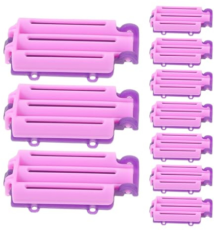 SEWACC 30 Bigodini in Plastica per Permanente: Bigodini per Arricciare I Capelli da Donna, Fermagli per Volume Dei Capelli per Radici, per Permanente Corta 2,24x1,18x0,51 Pollici