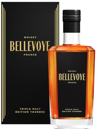 Bellevoye Noir Triple Malt Tourbé Grand Whisky 43% vol (1 x 0.7 l) | In Geschenkpackung