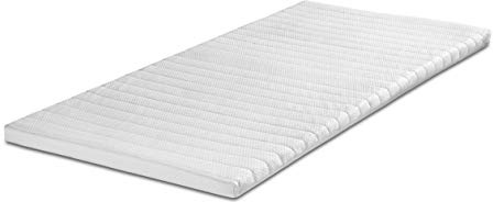 Traumnacht Topper per Materasso in Memory Foam Viscoelastico con Struttura Bugnata, 160 x 195 cm, Certificato Oeko-Tex, Prodotto secondo gli Standard di Qualità Tedeschi