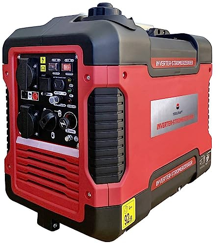 TOOLCRAFT QL2000I - Generatore di corrente inverter a 4 tempi, 230 V/AC, 12 V/DC 21,5 kg, 1700 W