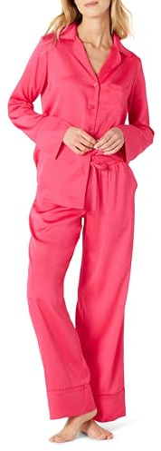 Amazon Essentials Femme Ensemble Haut et Bas de Pyjama en Satin
