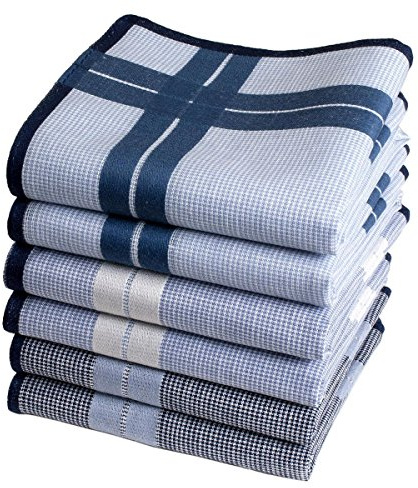 Fazzoletti per Uomo - 40x40cm - 6 pezzi - Modello « Hamilton»
