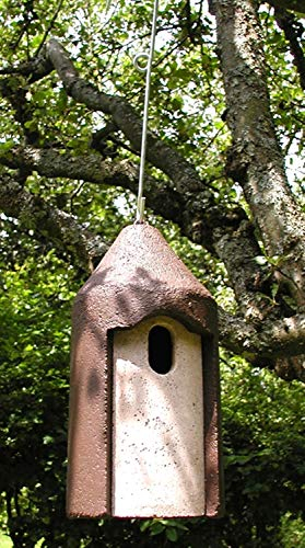 Naturschutzprodukt Nisthöhle Satz 2 Stück Typ 2M Vogelhöhle freihängend FO Flugloch 29 x 55 mm
