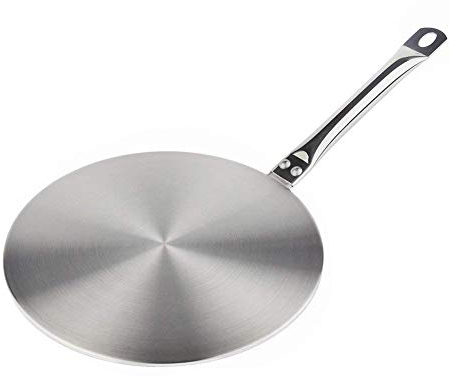 9.5 Inch Heat Diffuser for Gas Cooker,Hob Ring Plate, induction converter plate, Stainless Steel, Simmer Ring Pan Mat Hob Tagine, Gas Electric Cookers Stable, Low Temperature Cooking