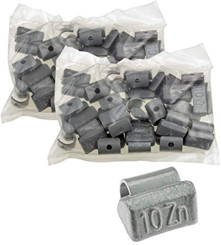 Stix 50 Poids d'Équilibrage à Frapper ZN/A 10g Zinc pour Jantes Aluminium Revêtement Polymère Anti-Corrosion sans Plomb